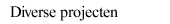 Diverse projecten